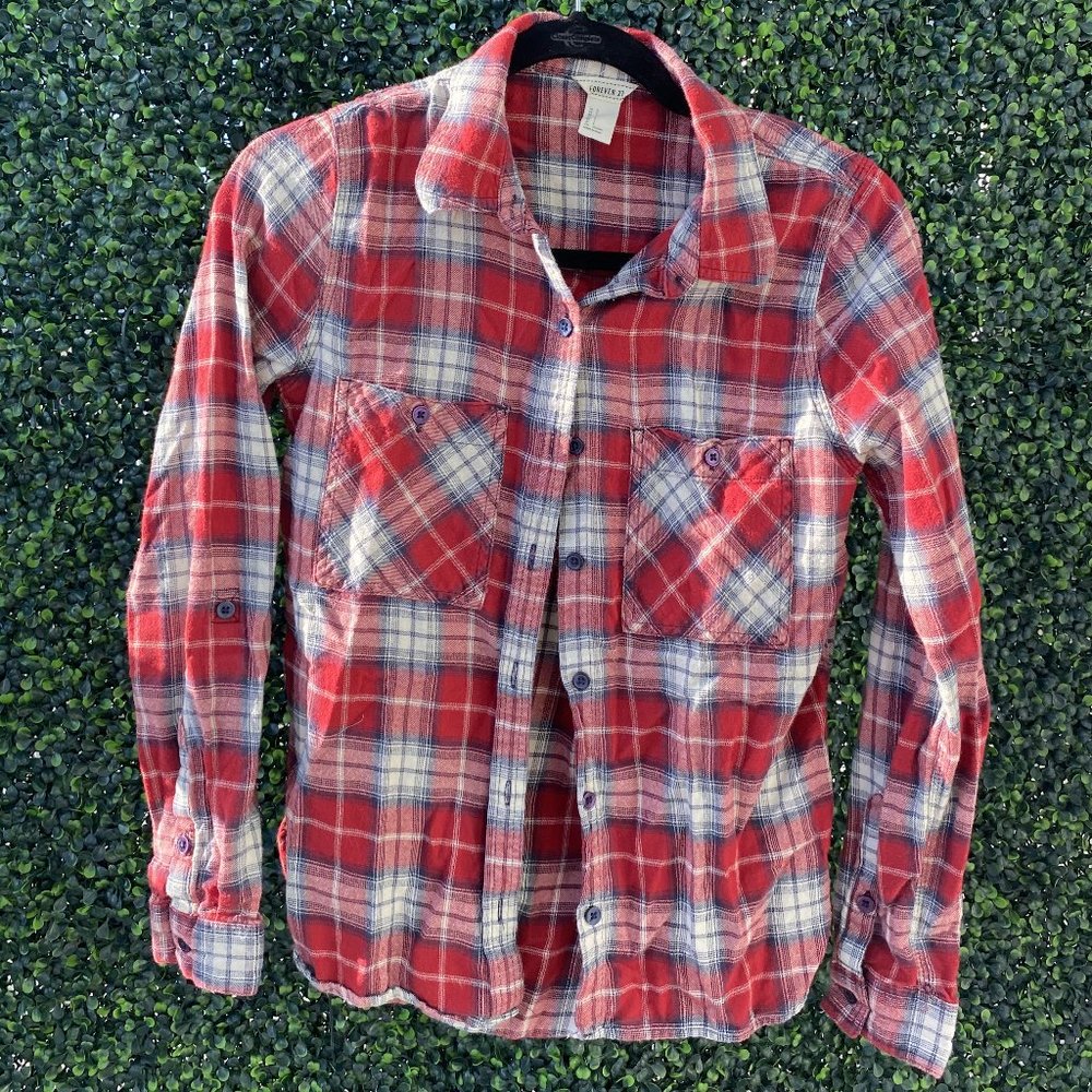 Red, White & Bluish Gray "Flannel"